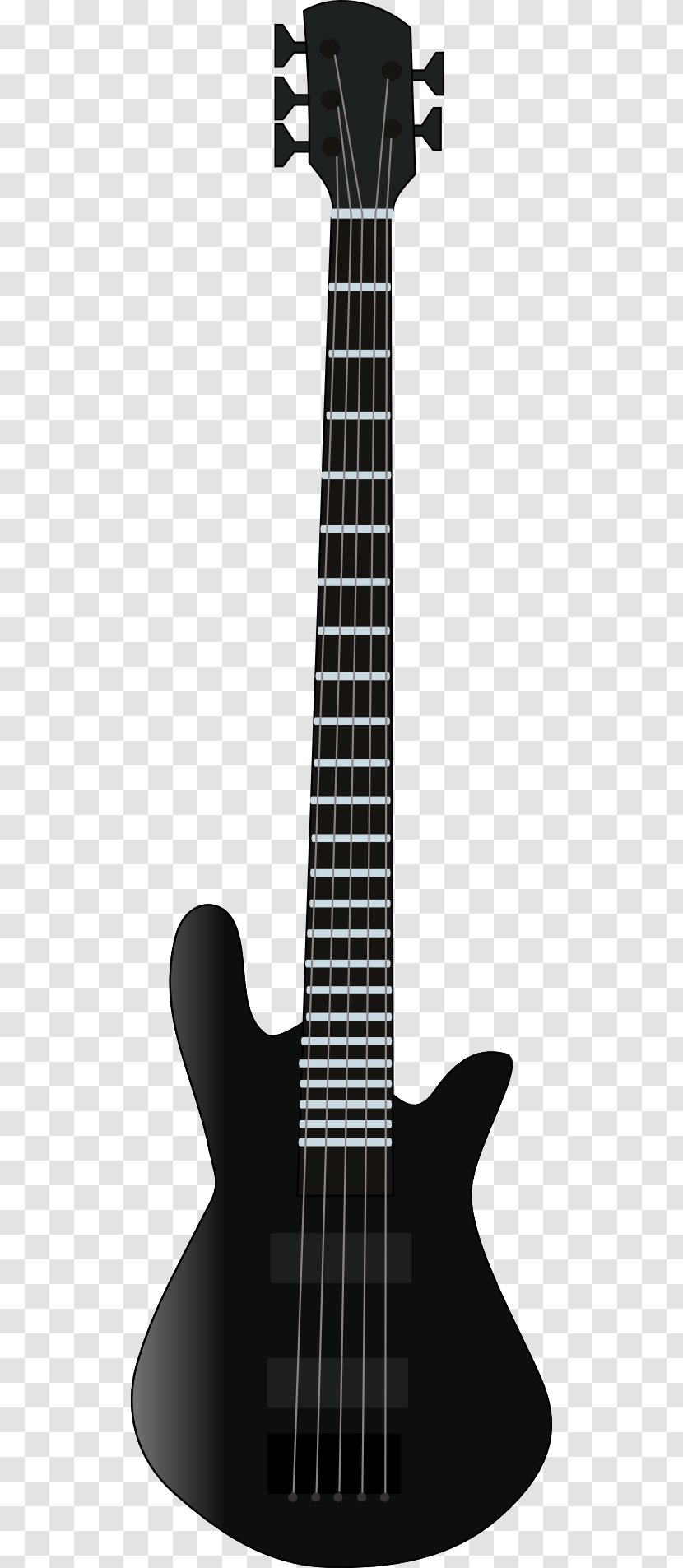 Fender Aerodyne Jazz Bass Precision Guitar Musical Instruments - Silhouette Transparent PNG