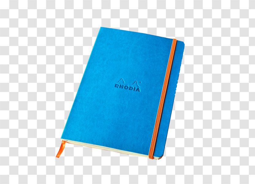 Rhodiarama Softback Notebook Rhodia A5 Goal Book Diary - Turquoise Transparent PNG