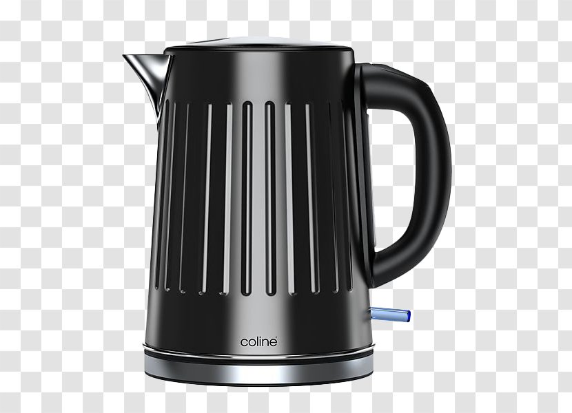 Electric Kettle Clas Ohlson Kitchen Stove - Small Appliance - Black Perspective Transparent PNG