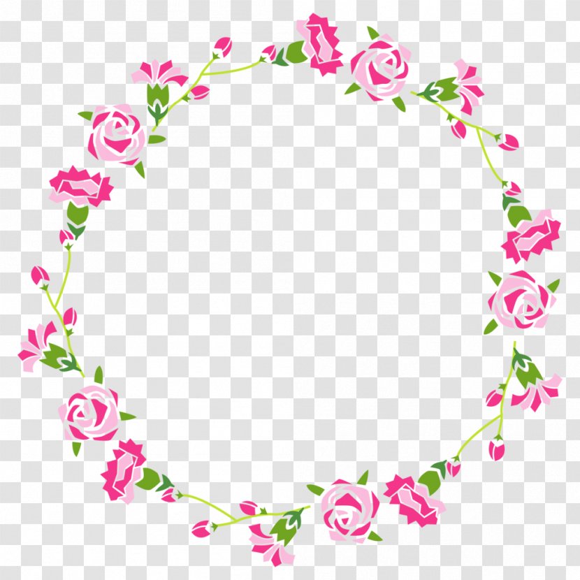 Rose Flower - Area - Flowers Frame Transparent PNG