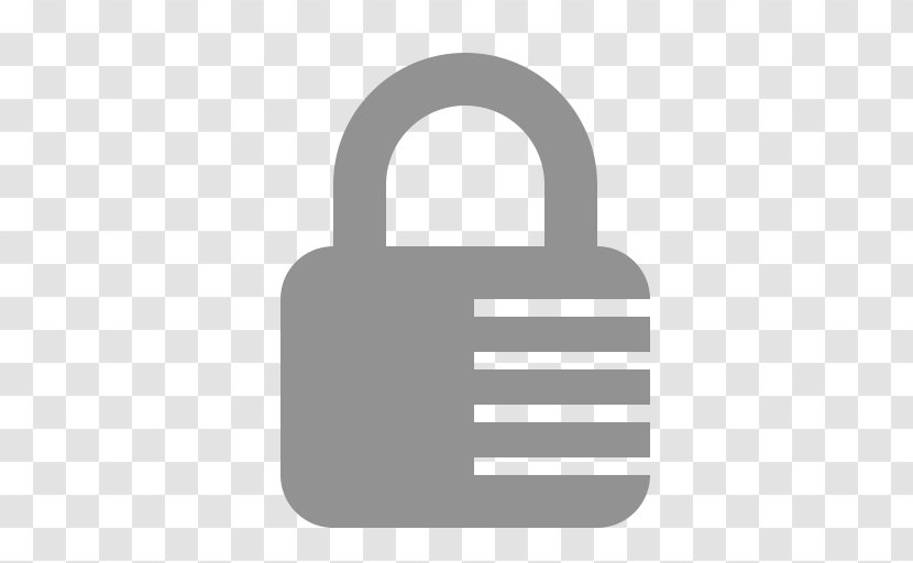 Combination Lock Padlock - Hardware Accessory - Vector Transparent PNG