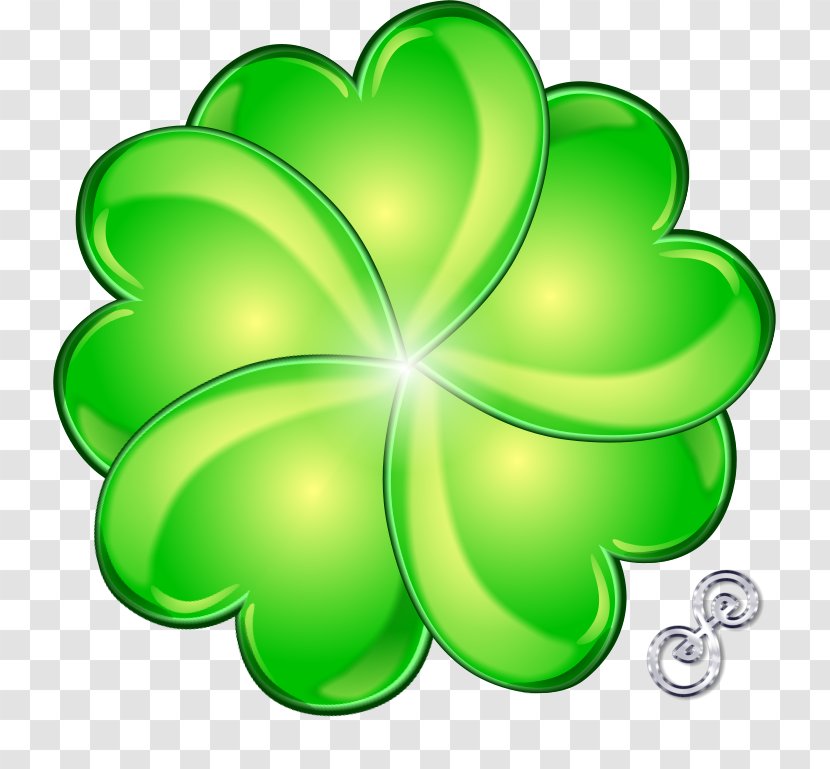 Four-leaf Clover Luck Symbol - Fourleaf Transparent PNG