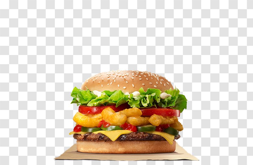 Whopper Hamburger TenderCrisp Chicken Sandwich Fast Food - Burger King Transparent PNG