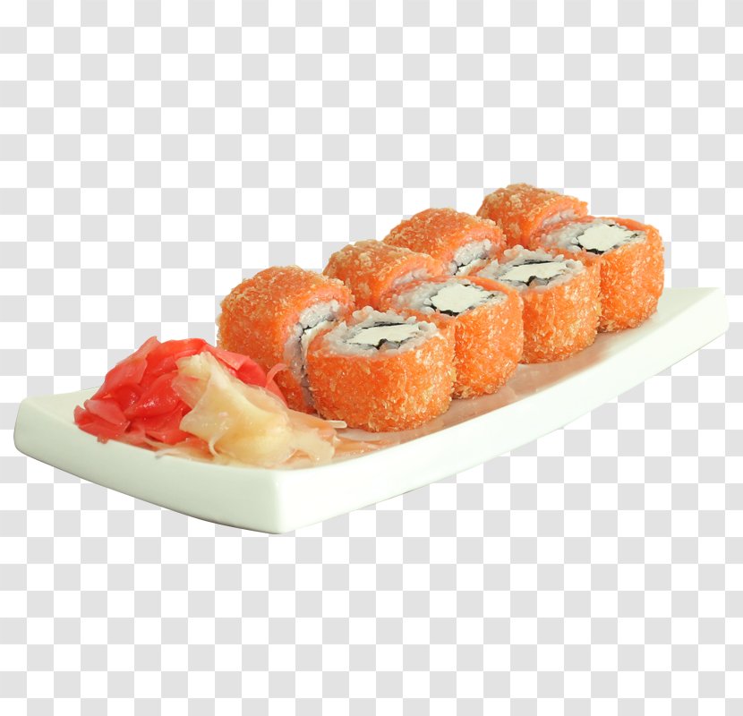 California Roll Sushi Philadelphia Makizushi Smoked Salmon - Nori Transparent PNG