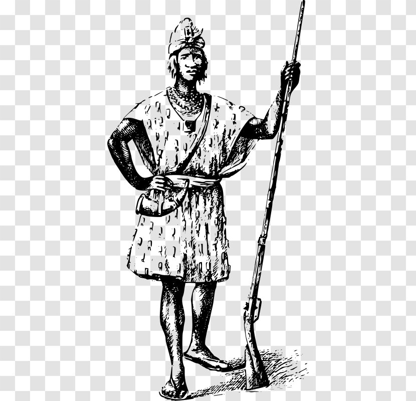 Africa Costume Design Clothing Clip Art - Standing - 19th Century Transparent PNG