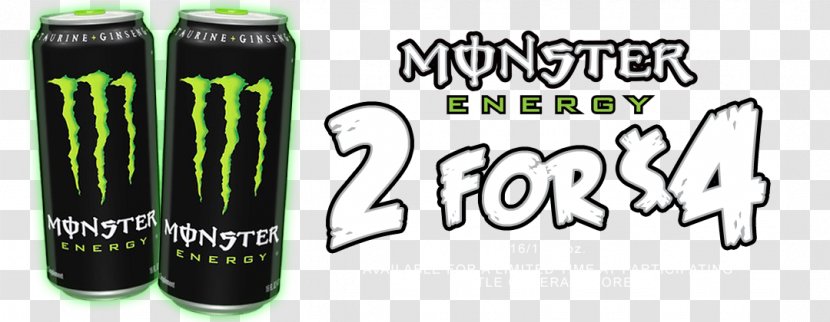 Energy Drink Monster Brand Font - Leaf - General Store Transparent PNG