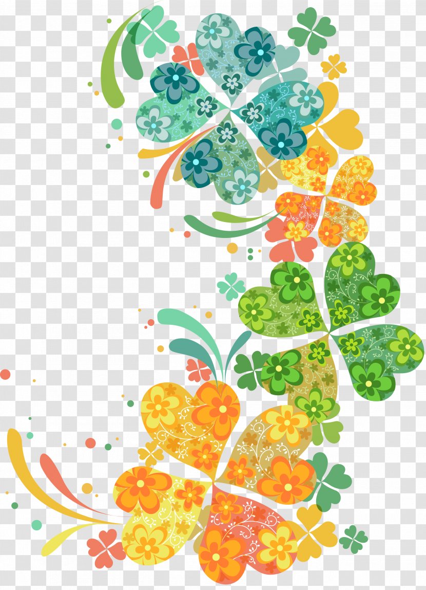 Motif Four-leaf Clover Illustration - Fourleaf Transparent PNG