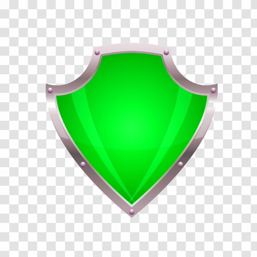 Clip Art - Free Content - Green Shield Cliparts Transparent PNG