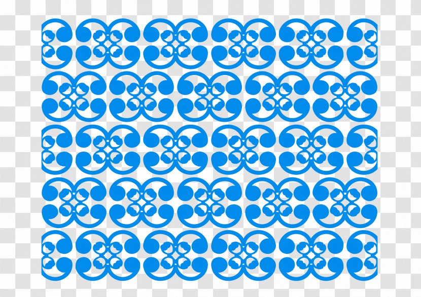 Clip Art Vector Graphics Free Content Typeface - Electric Blue - Thai Pattern Transparent PNG