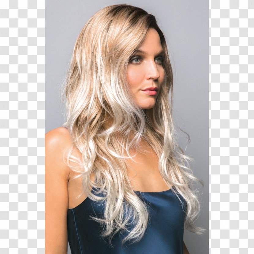 Blond Lace Wig Hair Coloring - Synthetic Fiber Transparent PNG