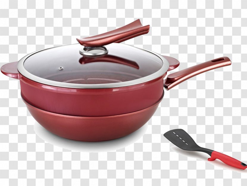 Frying Pan Tableware Wok Stock Pot Non-stick Surface - Casserola - Home & Garden Transparent PNG