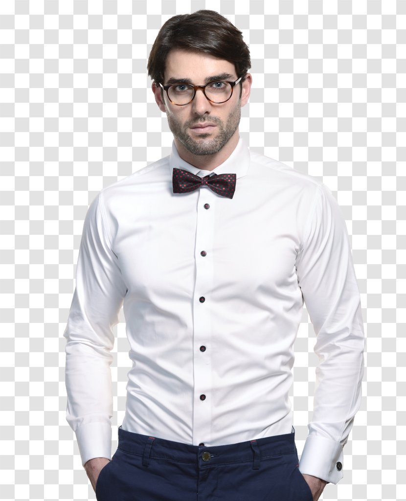 T-shirt Tuxedo Dress Shirt White-collar Worker - White Transparent PNG