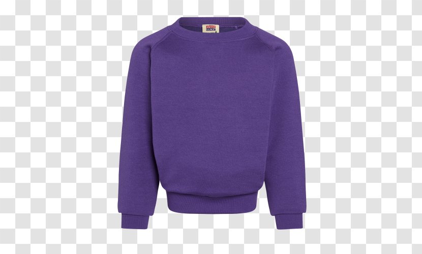 T-shirt Hoodie Sweater Sleeve Crew Neck - Purple - Bowling Shirts Transparent PNG