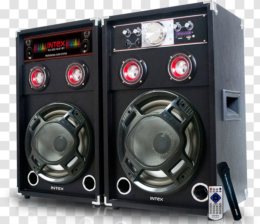 Loudspeaker Microphone Disc Jockey Song DJ Mix - Watercolor - Dj Speakers Transparent PNG