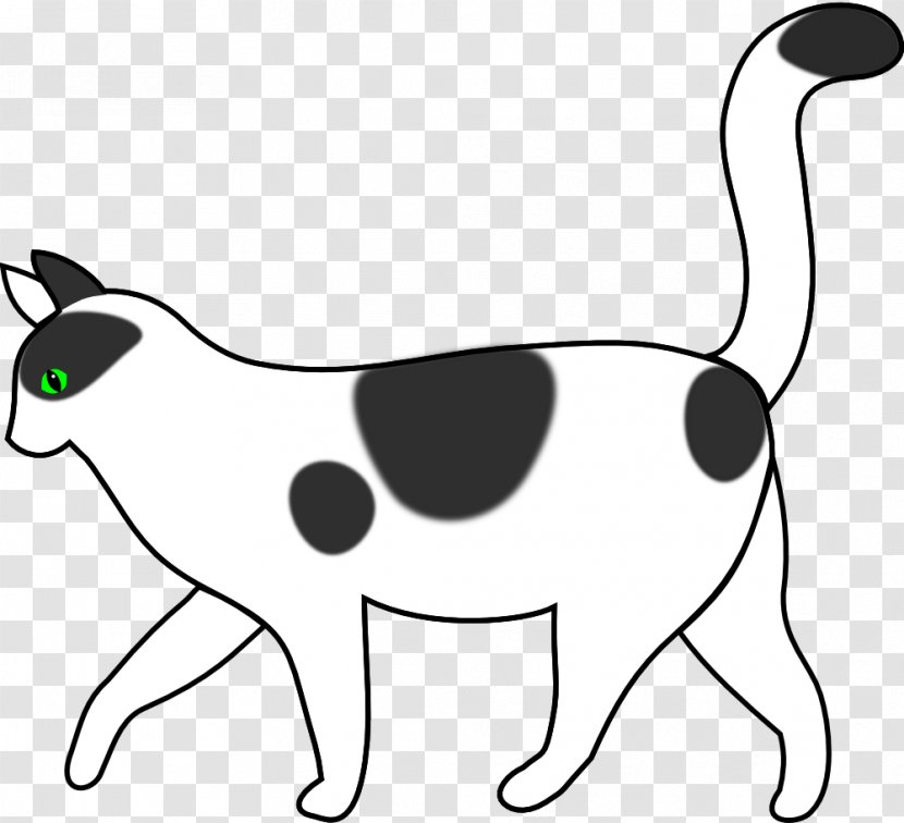 Cat Kitten Dog Animation Clip Art - Line - Dymo Cliparts Transparent PNG