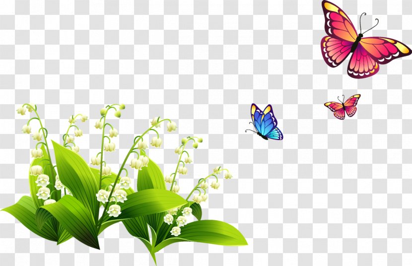 Clip Art Monarch Butterfly Image Spring - Arthropod - Flowers Transparent PNG