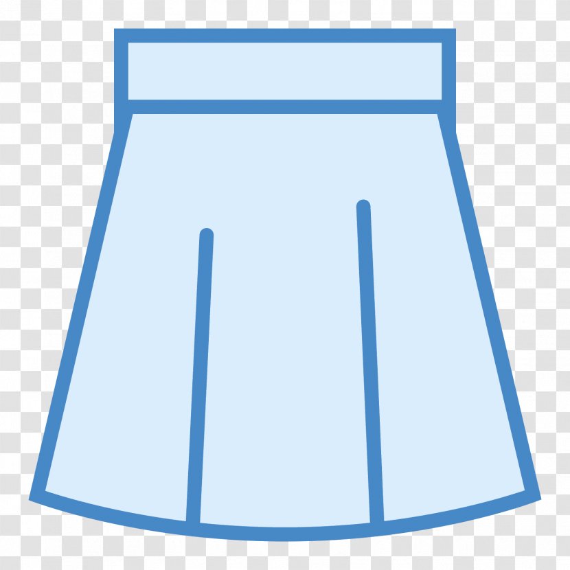 Sportswear Skirt Pants Shorts Jeans - Electric Blue - Satin Transparent PNG