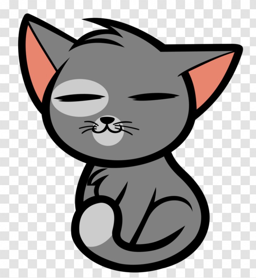 Kitten Cat Drawing Cartoon Clip Art - Tree - Vector Transparent PNG