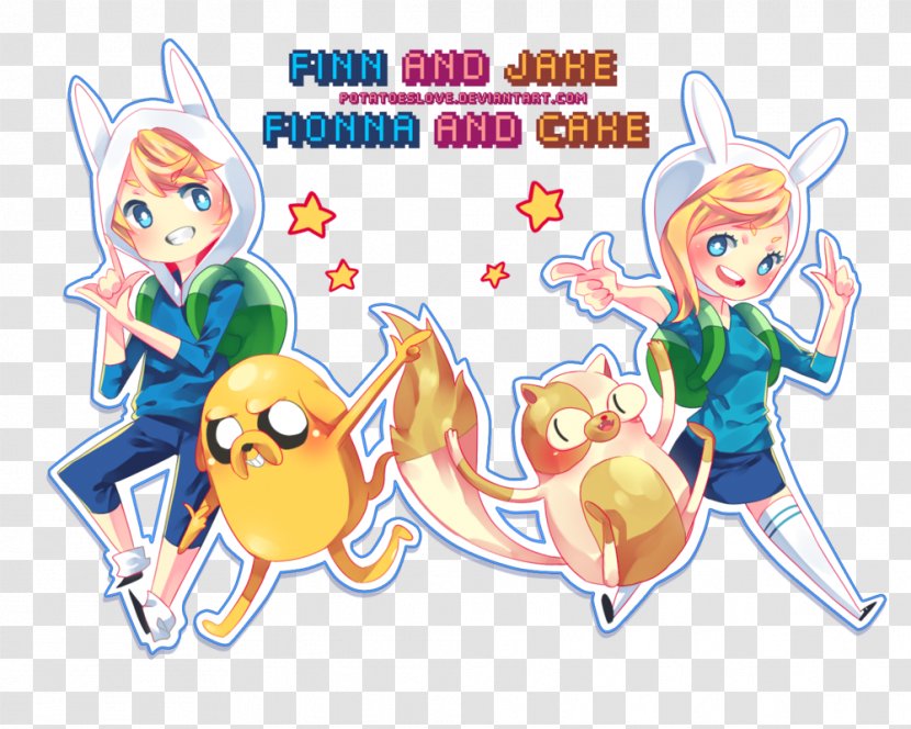 Pixel Art Morty Smith Fionna And Cake Finn The Human - Watercolor - Balor Transparent PNG
