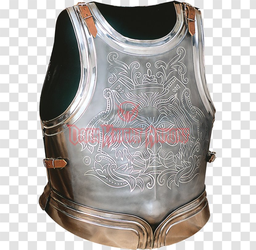 Breastplate Cuirass Components Of Medieval Armour Plate - English Clothing Transparent PNG
