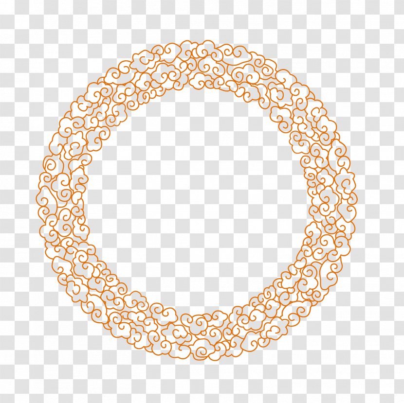 Circle Line - Point - Vector Red Clouds Flower Hollow Transparent PNG