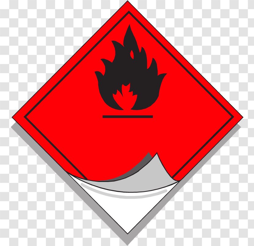 Combustibility And Flammability Pictogram Gas Flammable Liquid Hazard - Adr Transparent PNG