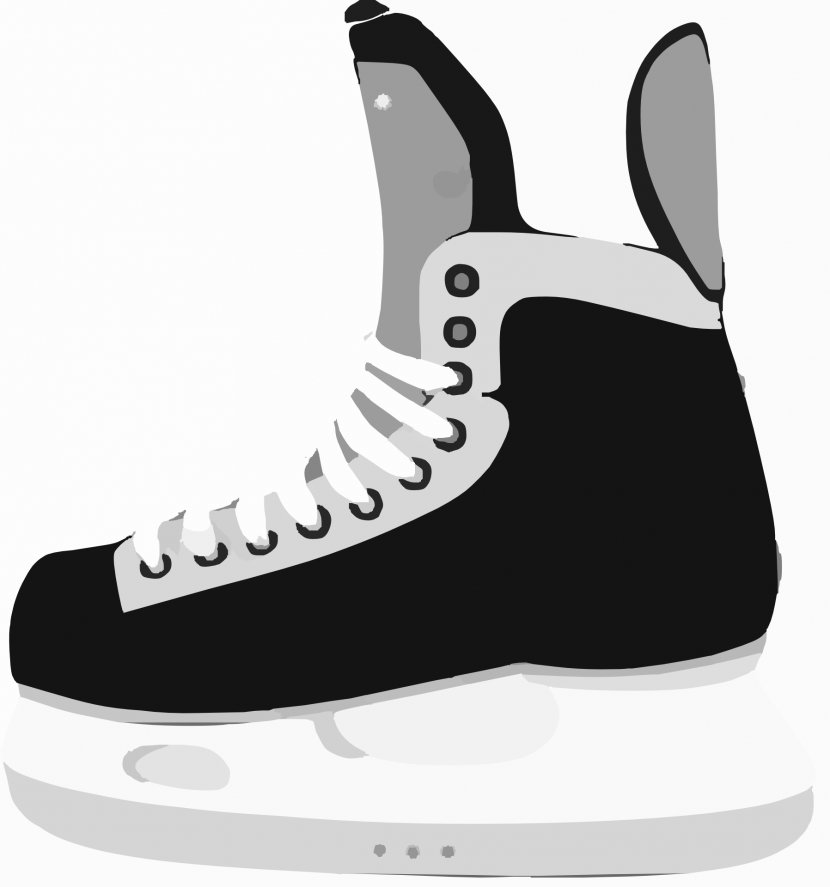 Ice Hockey Skating Skates Clip Art - Footwear Transparent PNG