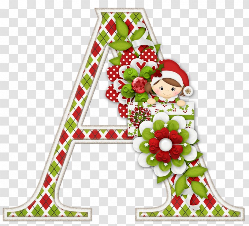 Alphabet Letter Christmas Tree Day - Stocking - Pfeferminz Transparent PNG