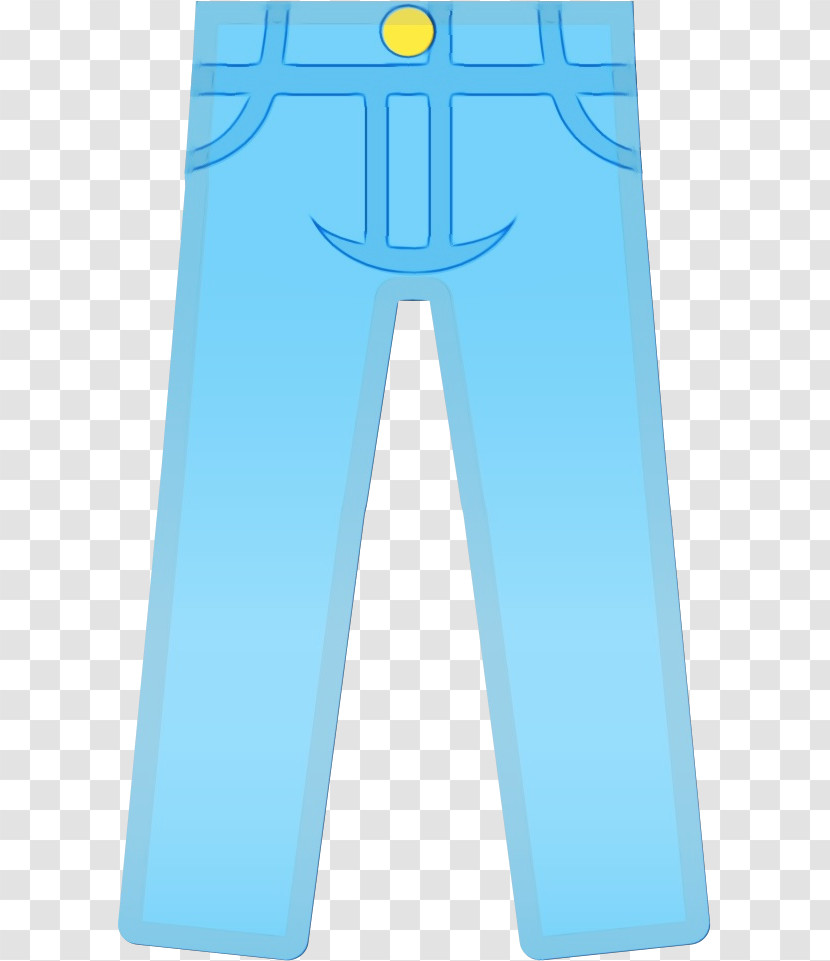 Joint Jeans Electric Blue M Cobalt Blue / M Electric Blue / M Transparent PNG