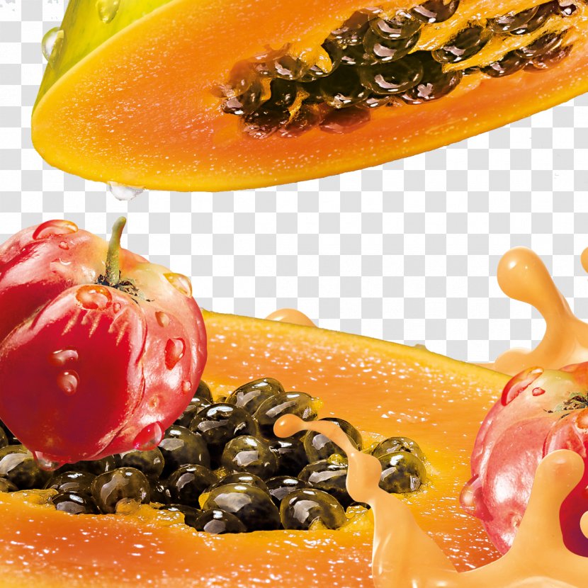 Juice Milk Papaya Fruit Mango - Recipe Transparent PNG