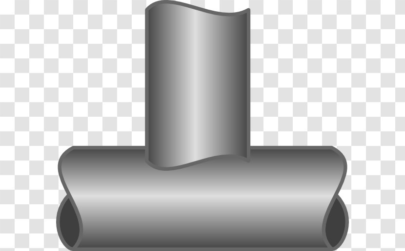 Cylinder Angle Font - Plumber Pipes Cliparts Transparent PNG