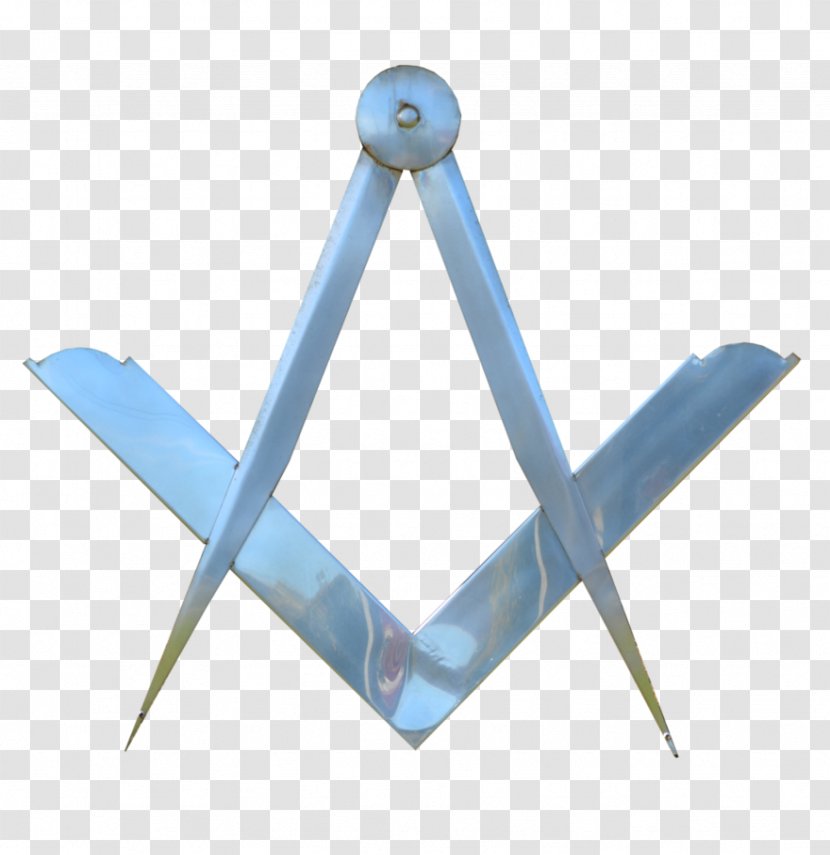 Freemasonry Symbol Square And Compasses Clip Art - Triangle - Just Cause Transparent PNG
