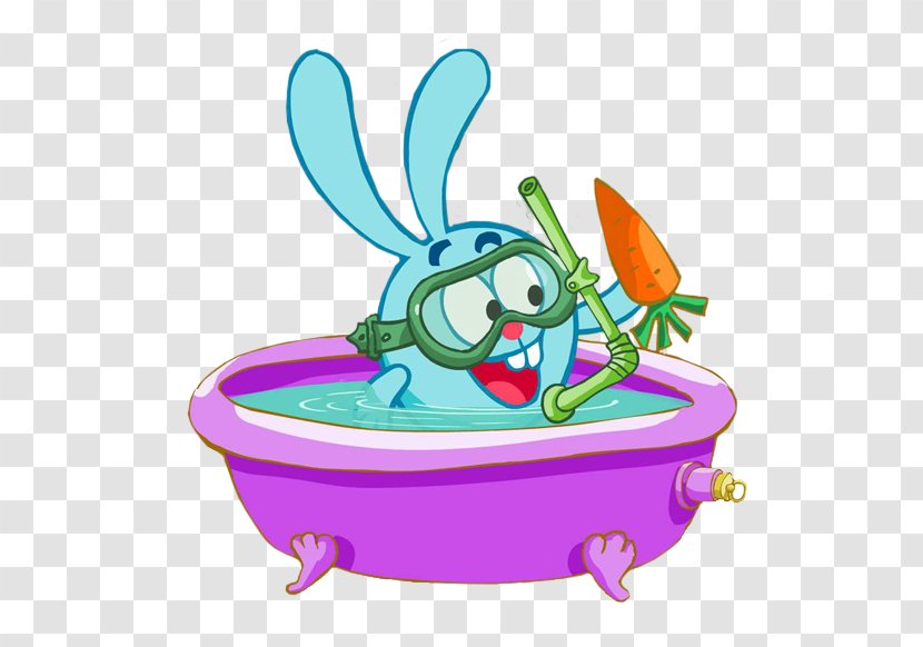 Krosh Smeshariki Animation Бабочка - Magic - Easter Bunny Transparent PNG