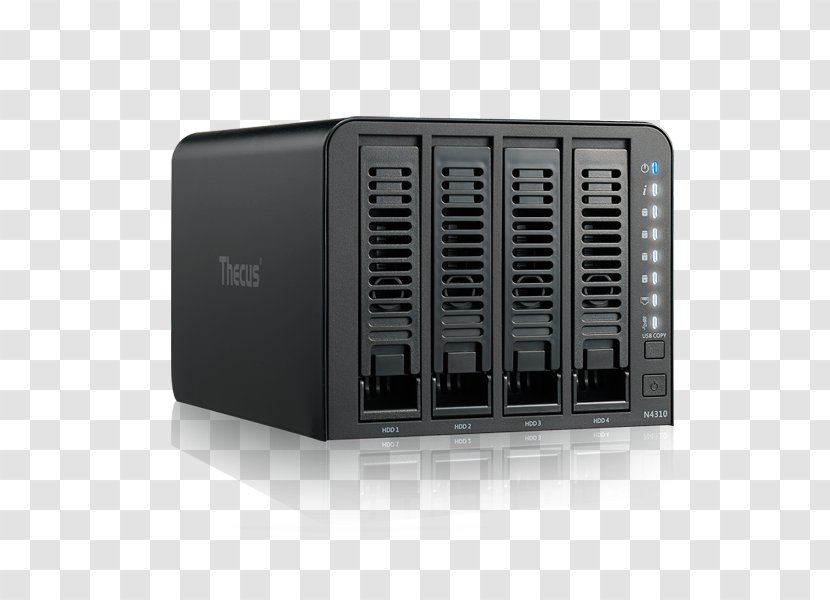 Disk Array Thecus Technology N4310 Computer Servers Network Storage Systems Data Transparent PNG