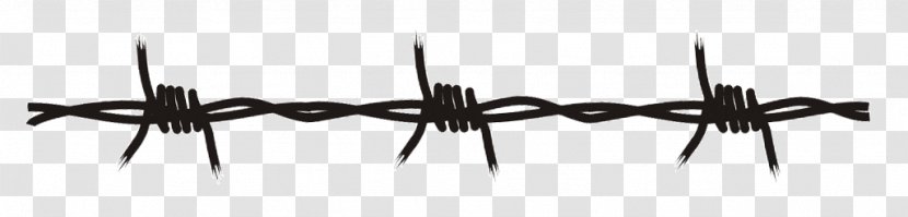 Barbed Wire Font Line Black M - And White - Spartan Race Transparent PNG