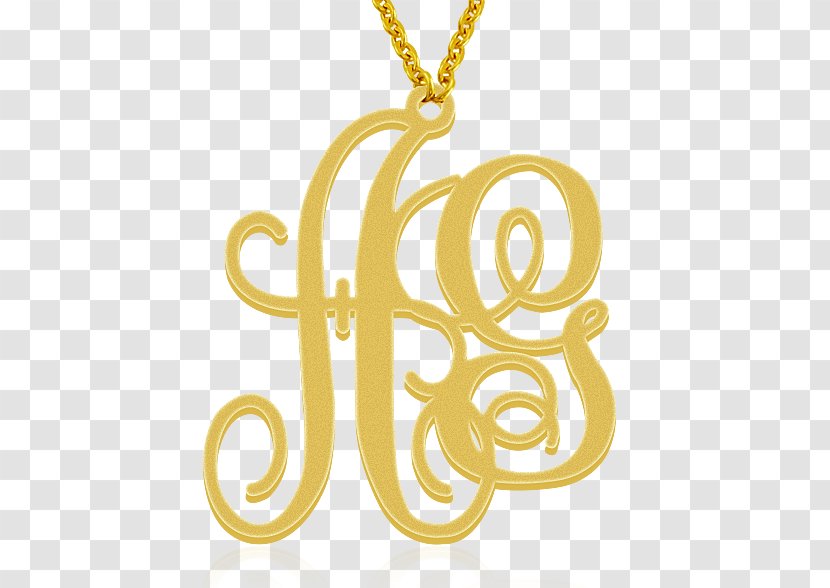 Charms & Pendants Necklace Body Jewellery Font - Yellow - High-end Men's Clothing Accessories Borders Transparent PNG