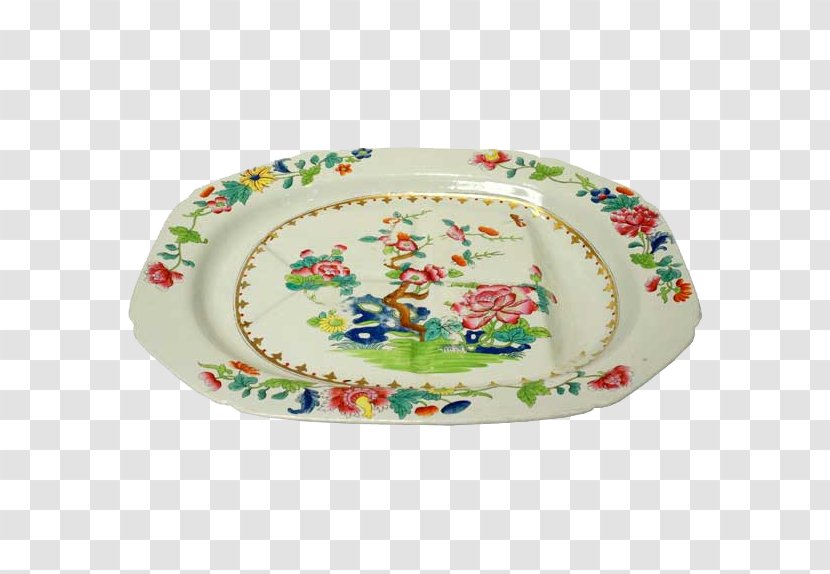 Ceramic Tableware - Antique Meat Platters Transparent PNG
