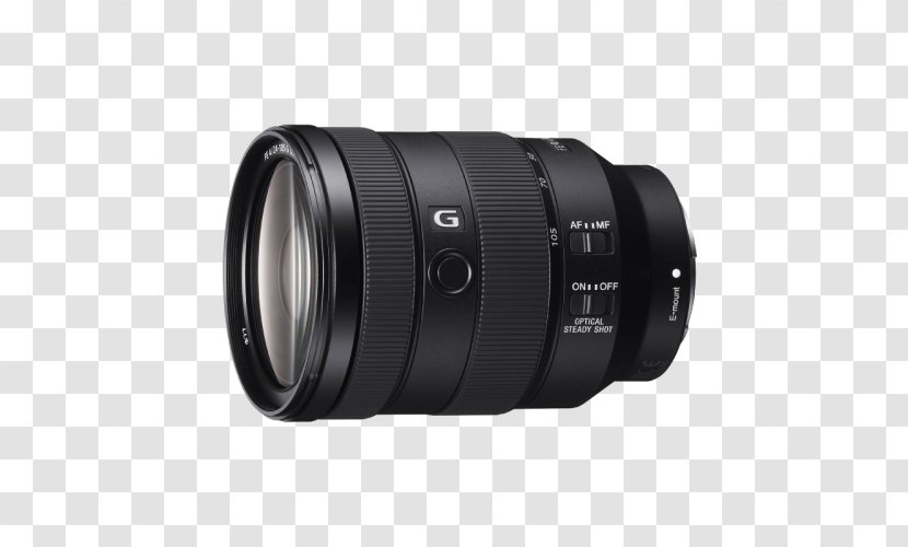 Sony FE 24-105mm F4 G OSS Camera Lens E-mount Zoom Mirrorless Interchangeable-lens Transparent PNG