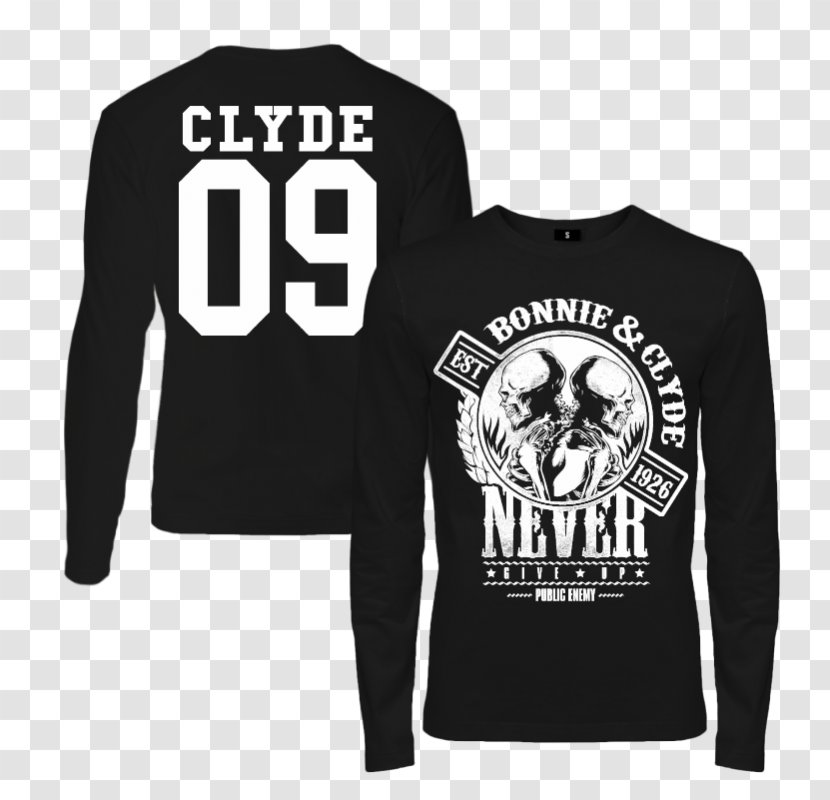 T-shirt Bonnie And Clyde United States Gangster Public Enemy - T Shirt Transparent PNG