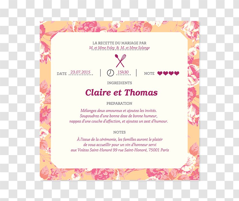 Petal Pink M Party Font - L Invitation Transparent PNG