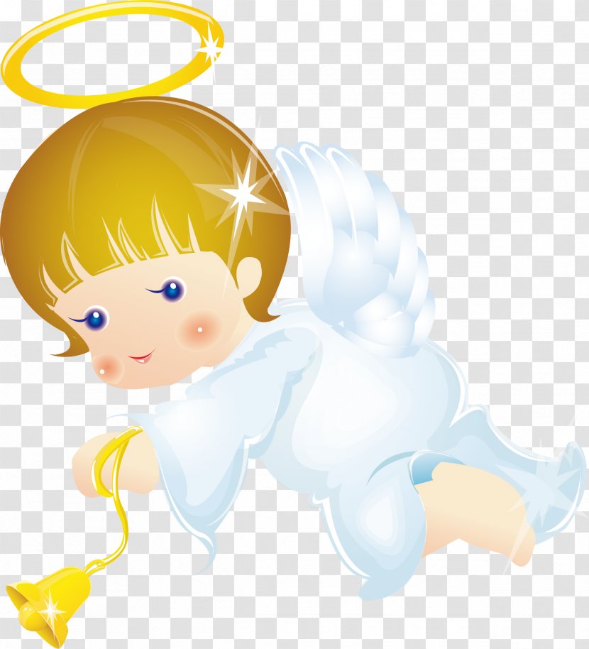 Angel Clip Art - Heart - Beautiful Little Vector Transparent PNG