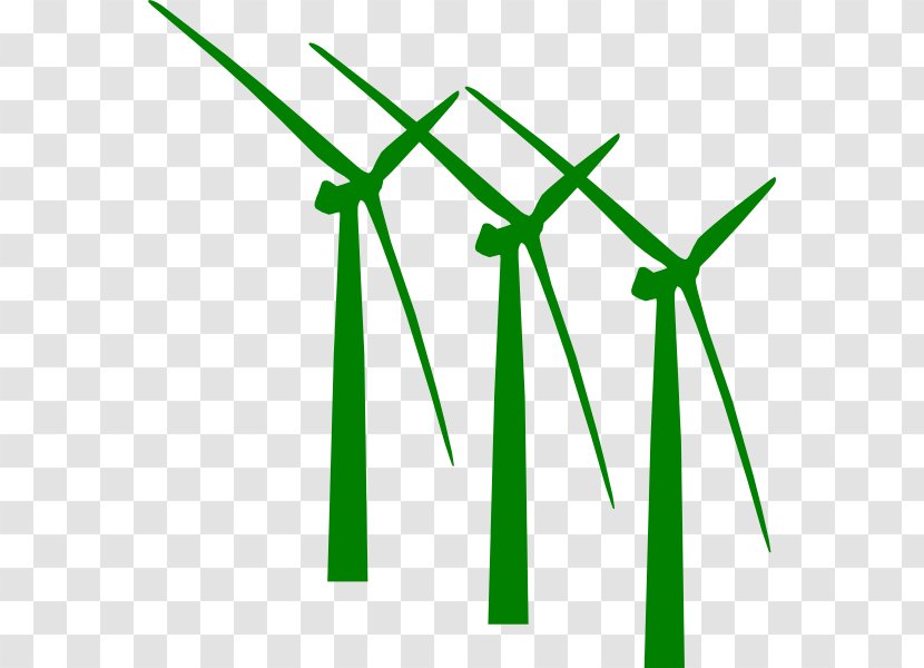 Wind Turbine Windmill Power Clip Art - Renewable Energy Transparent PNG