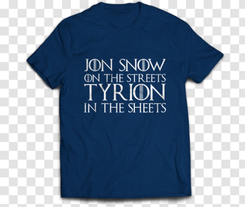 T-shirt Jon Snow Tyrion Lannister Sleeve - Tshirt Transparent PNG