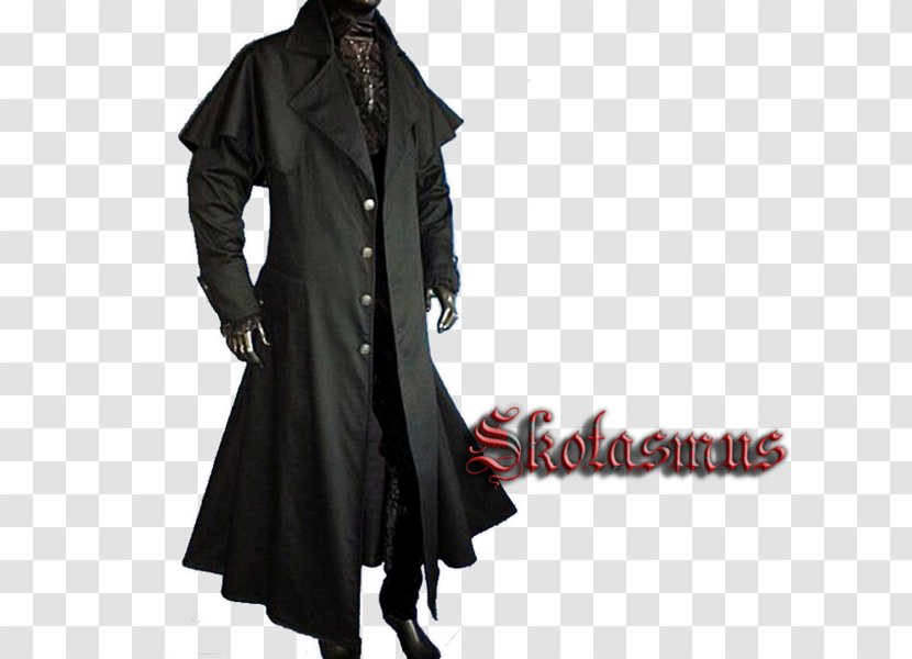 Coat Jacket Gothic Fashion Clothing Double-breasted - Victorian - Long Box Transparent PNG