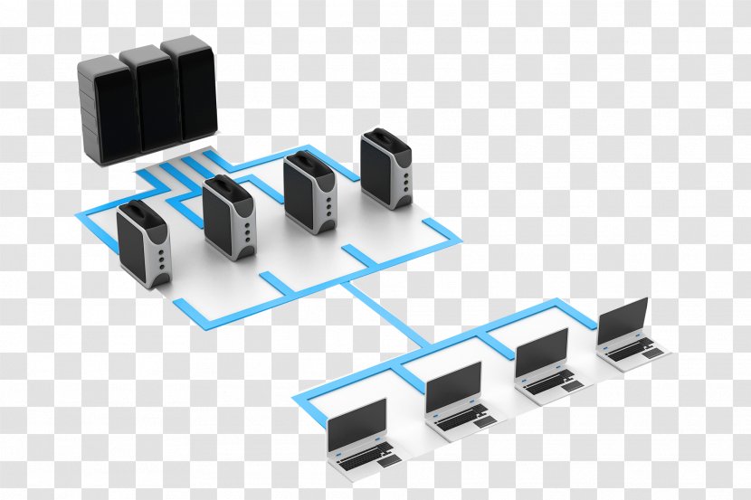 Computer Network Photography Illustration - Electronic Component - Data Sharing Concept Model Transparent PNG