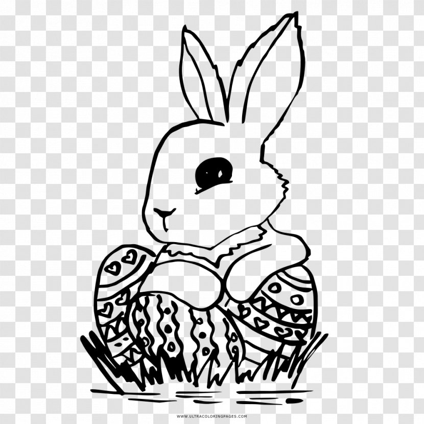 Domestic Rabbit Easter Bunny European Egg - Cartoon Transparent PNG