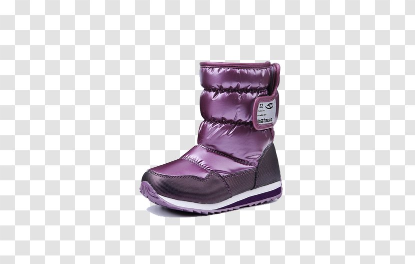 Shoe Boot Winter Boy Waterproofing - Flower - Warm Boots Simple Shoes Transparent PNG