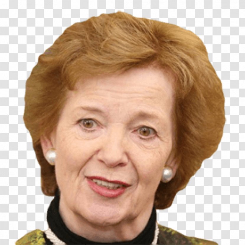 Mary Robinson Republic Of Ireland President Photograph - Smile - Blond Transparent PNG