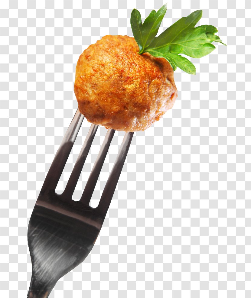 Spaghetti With Meatballs Köttbullar Swedish Cuisine Clip Art - Fork - MEAT BALL Transparent PNG