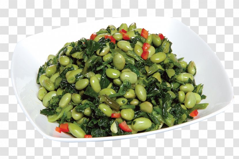 Edamame Chinese Cuisine Succotash Bean Food - Red Rice Transparent PNG